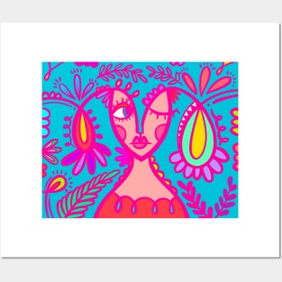 NEON GIRL Posters and Art